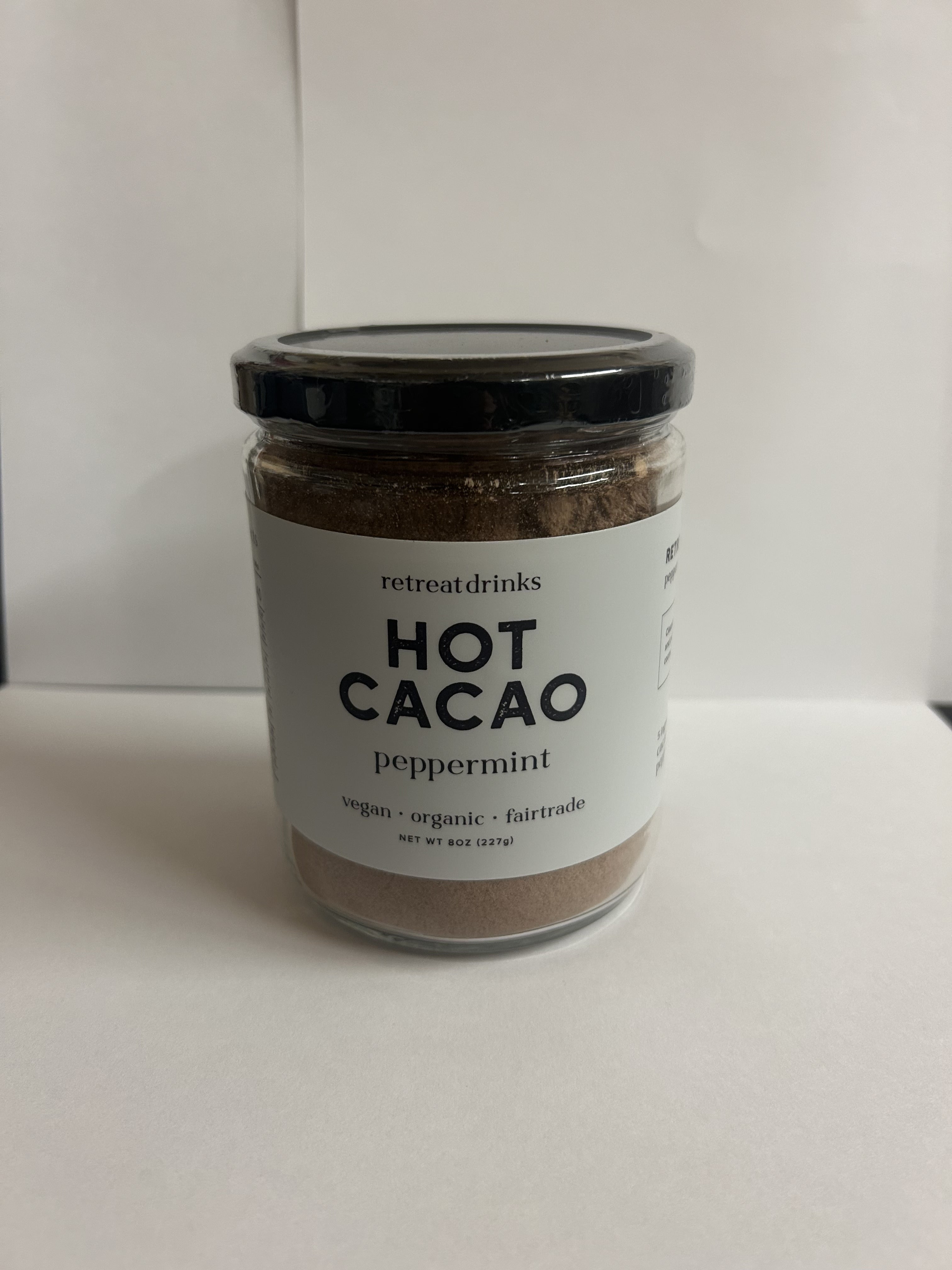 Peppermint Hot Cacao 8oz Jar