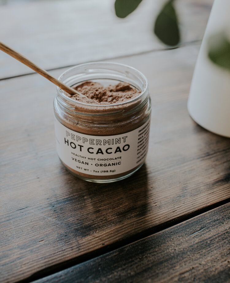 Peppermint Hot Cacao 8oz Jar